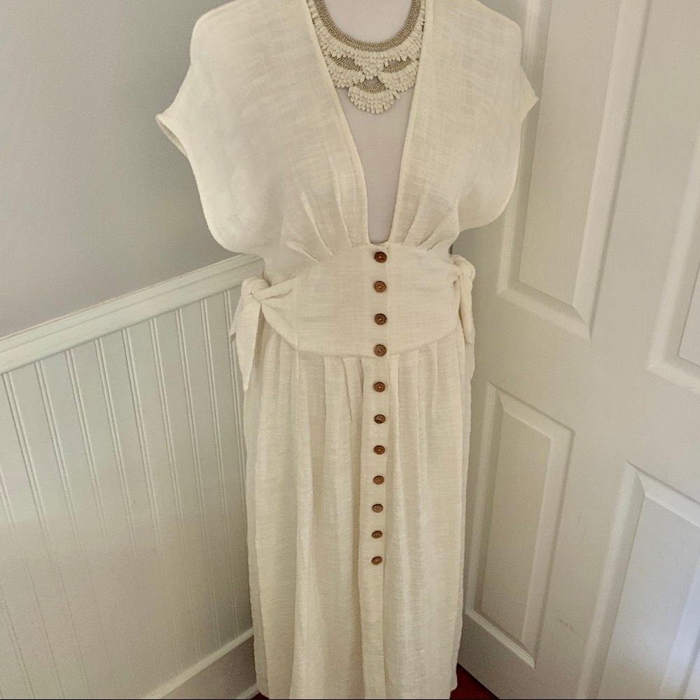 Gauzy free people dress